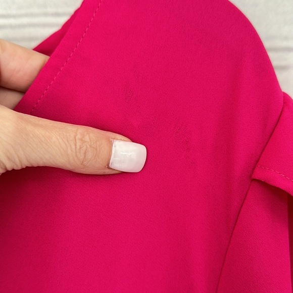 TORRID Pink Chiffon Flutter Sleeve Top Size 2X - Picture 3 of 8
